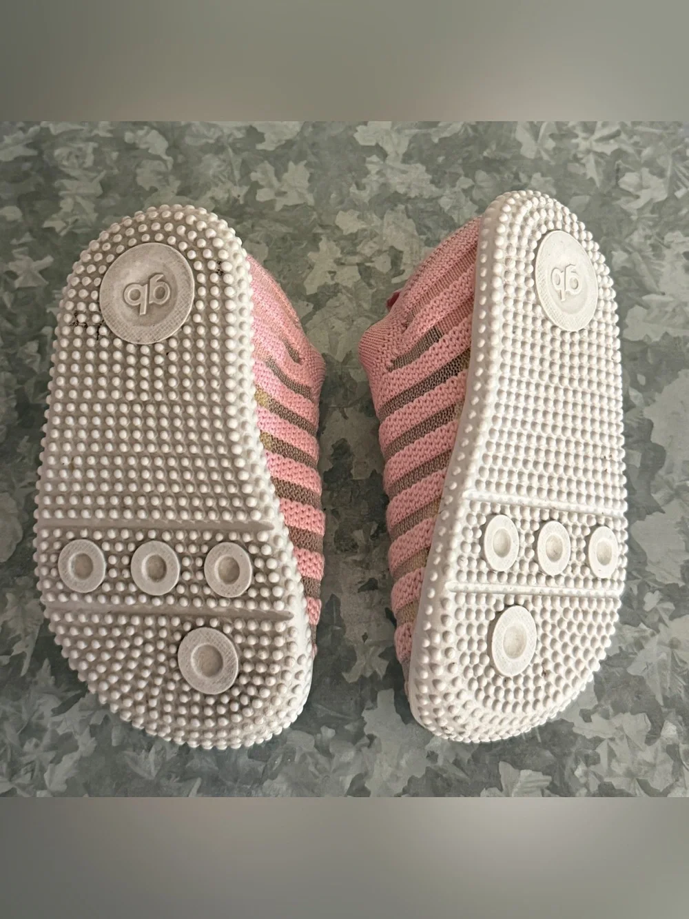 BM City Kids Pink Slip-On Mesh Sneakers, Size 4
